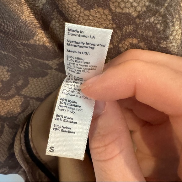 American Apparel Floral Lace Spandex Dress - Picture 4 of 4